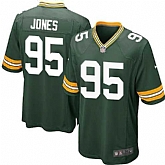Nike Men & Women & Youth Packers #95 Datone Jones Green Team Color Game Jersey,baseball caps,new era cap wholesale,wholesale hats